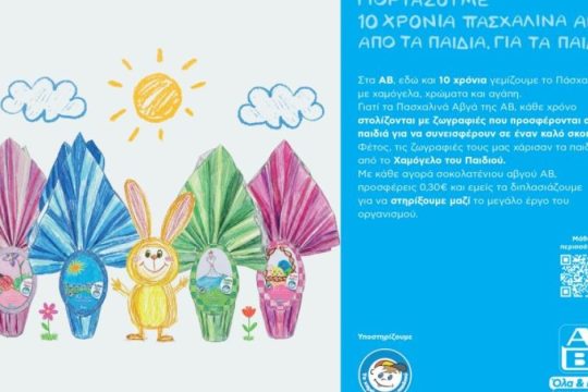 Η ΑΒ Βασιλόπουλος γιορτάζει 10 χρόνια Πασχαλινά Αβγά ΑΒ
